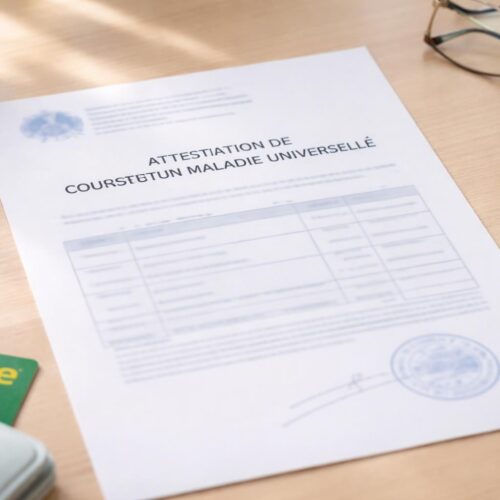 Attestation CMU : justificatif de droits santé